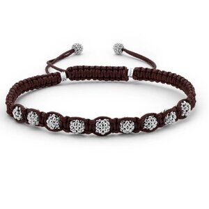 Unisex Brown Macrame Bracelet from Lagos Sz 8(Medium)